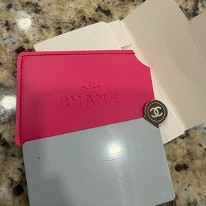 Pink Card Holder and mirror